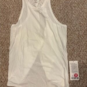 Lululemon White All Tied Up Tank